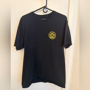 Vans Black and Yellow Short Sleeve Tee